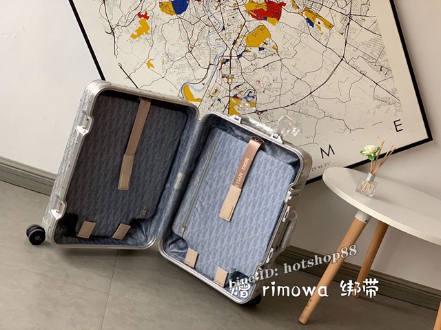 Dior x Rimowa驚豔聯名系列行李箱 RIMOWA限量版行李箱 日默瓦四輪拉杆箱 gdx1225